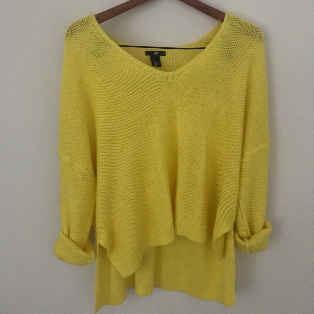 V Neck Knit Sweater